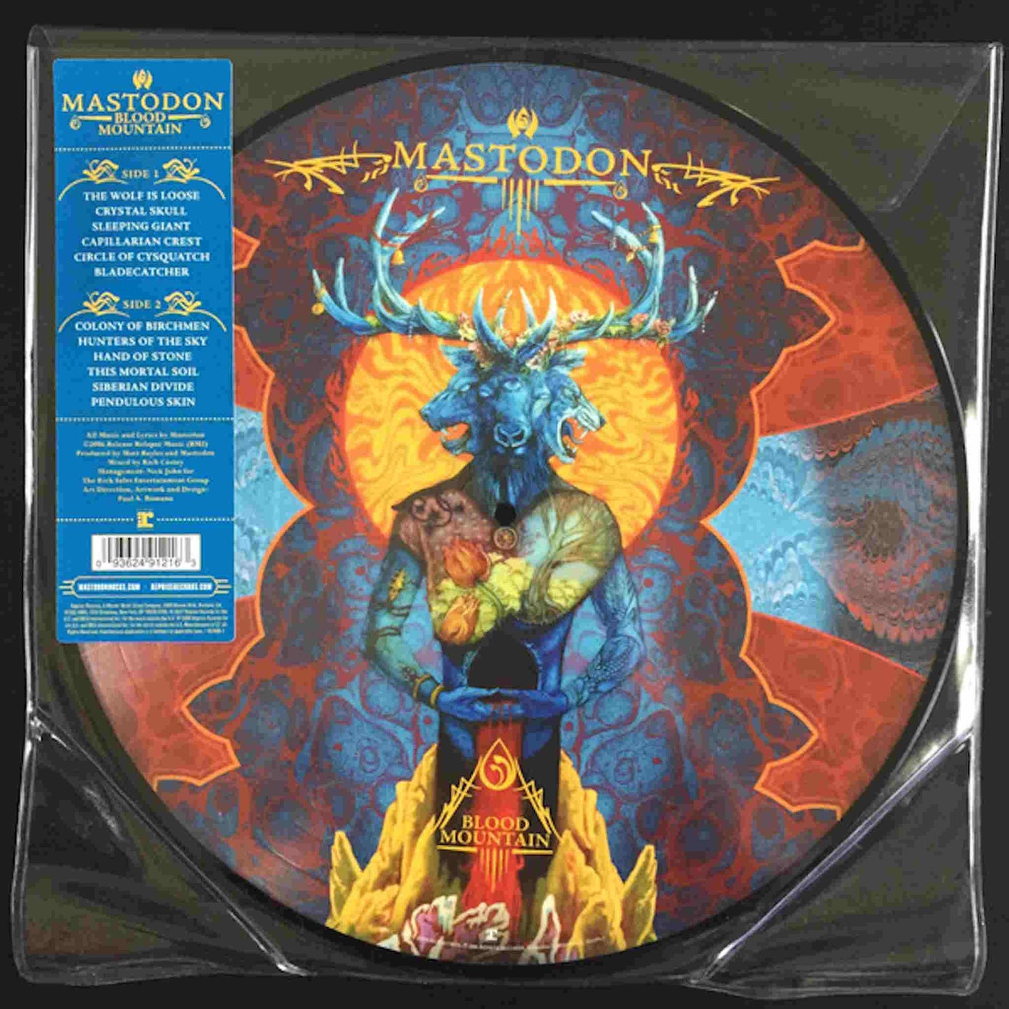 mastodon blood mountain vinyl picture disc