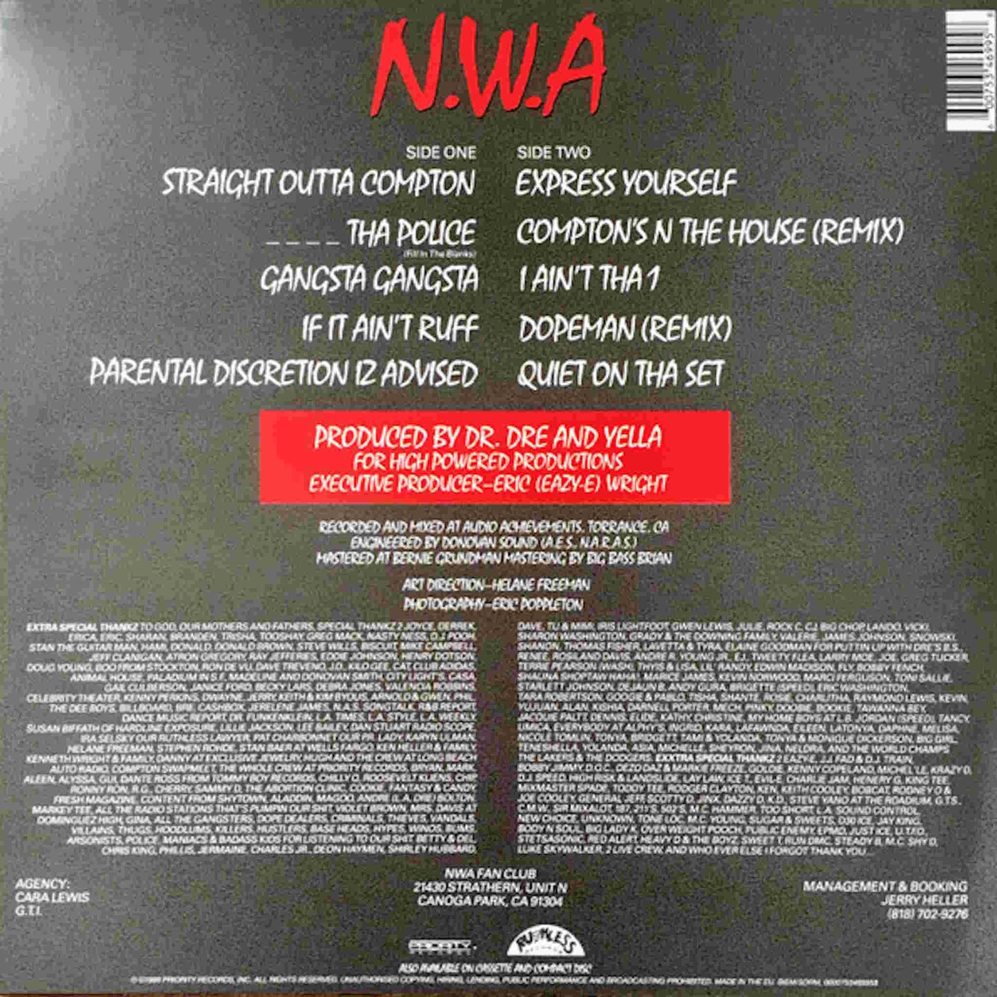 nwa vinyl straight outta compton back cover