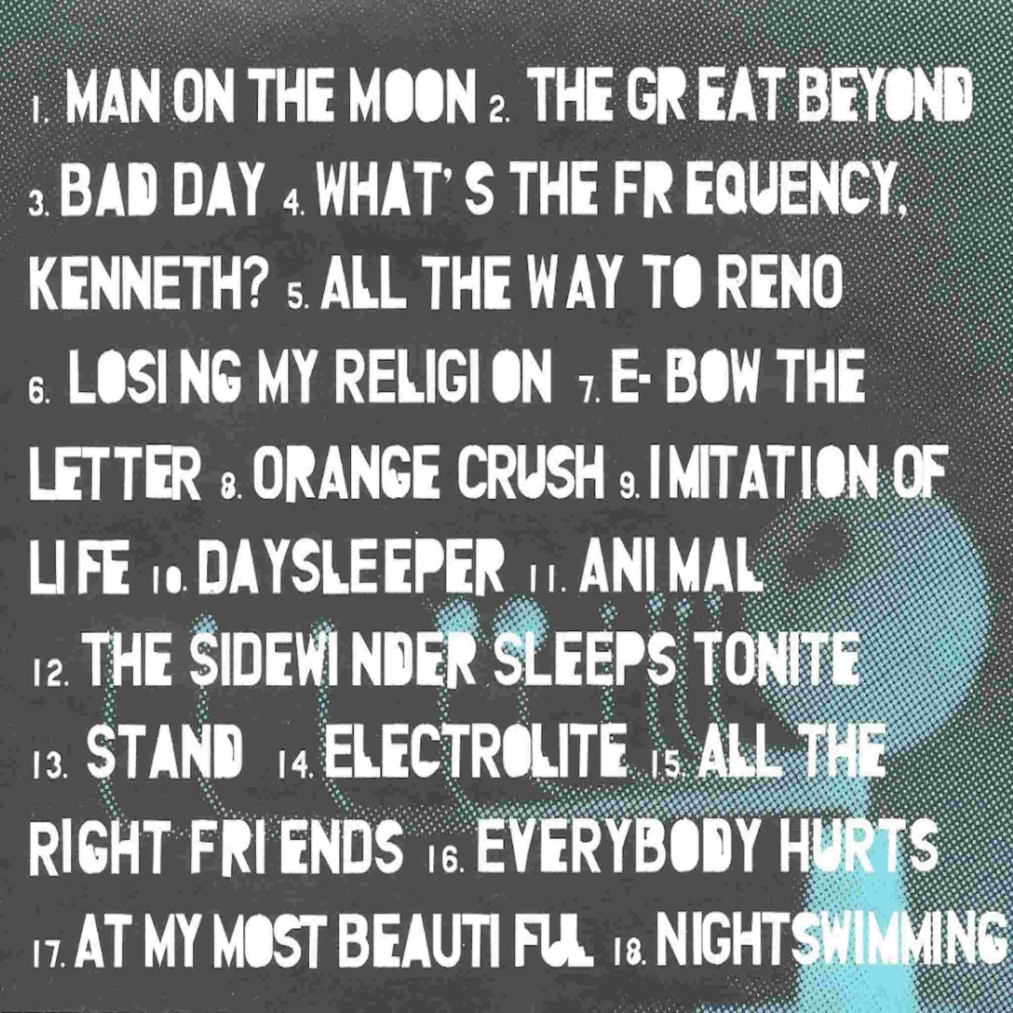 rem the best of cd compilation tracks