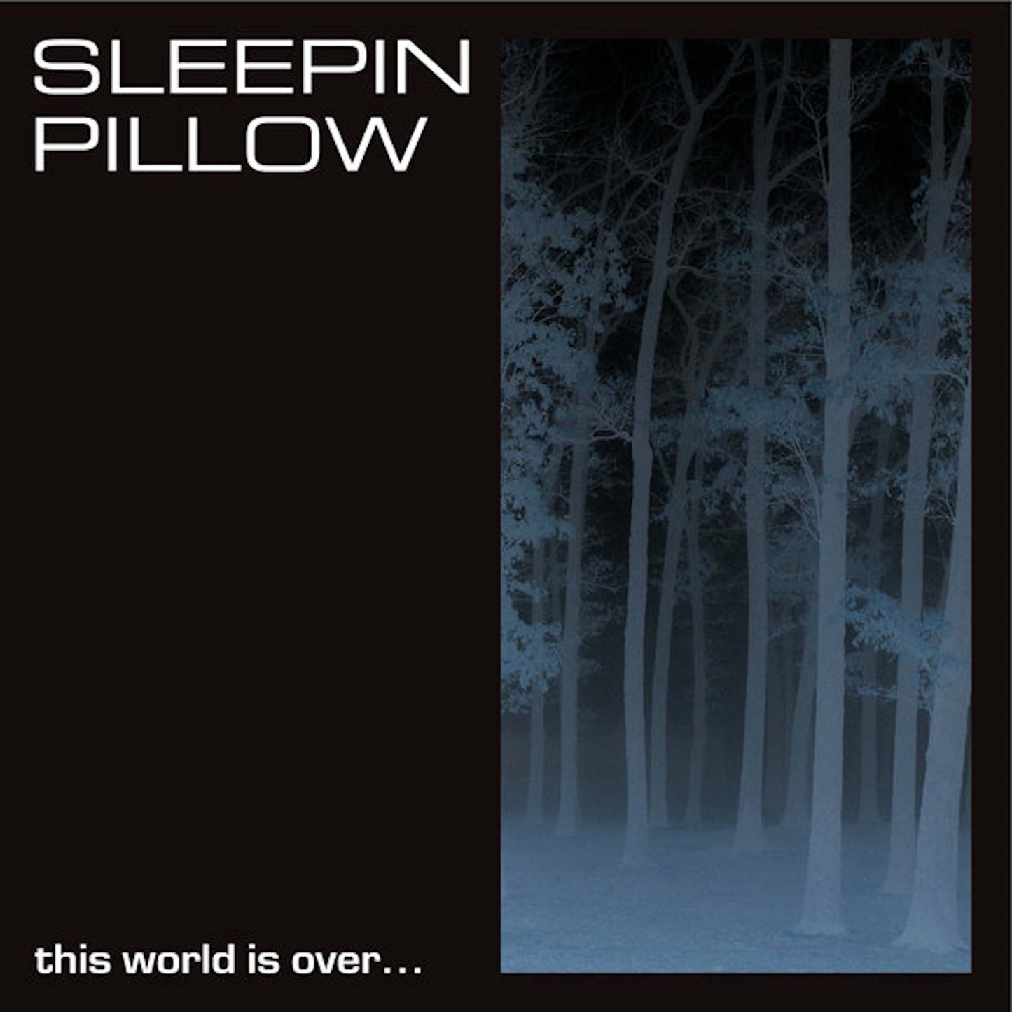 SLEEPIN PILLOW - This World Is Over... (silver)