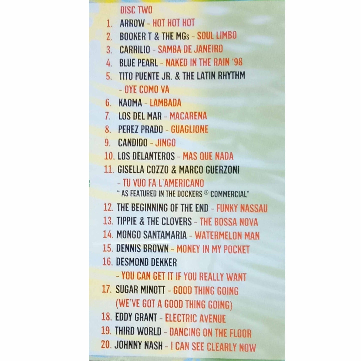 various cd compilation smile jamaica 40 totally tropical reggae hits tracks cd 2