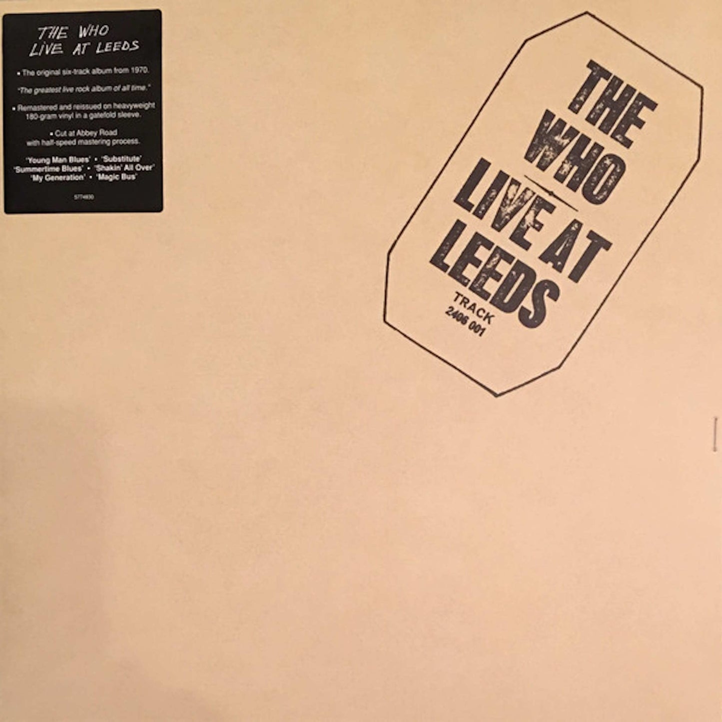 WHO - Live At Leeds - vinyl LP (half-speed)