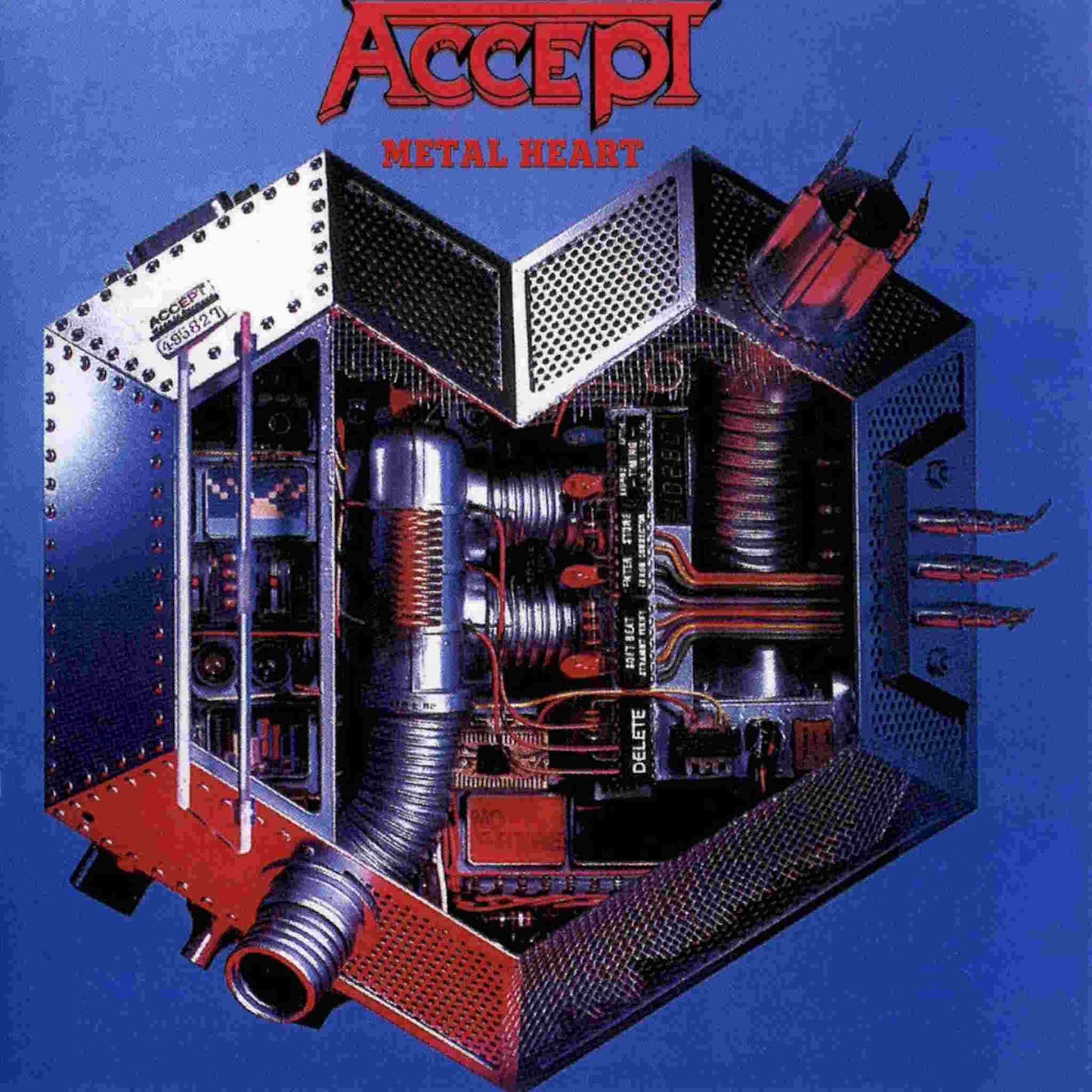 ACCEPT - Metal Heart - vinyl LP (red)
