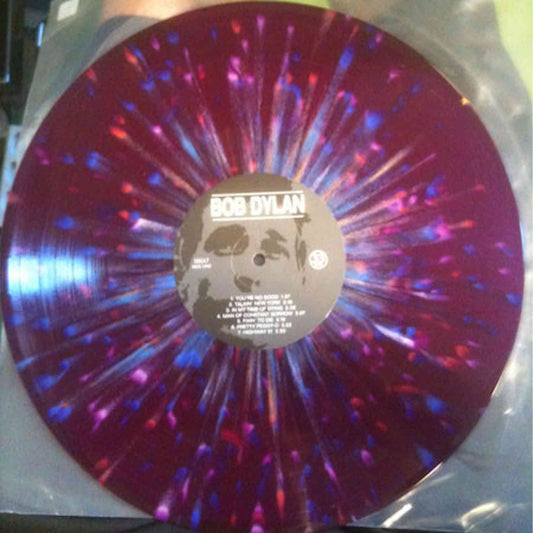 bob dylan 1962 splatter vinyl purple 