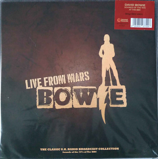 DAVID BOWIE - Live From Mars (Sounds Of The 70's At The BBC) - vinyl LP (red)