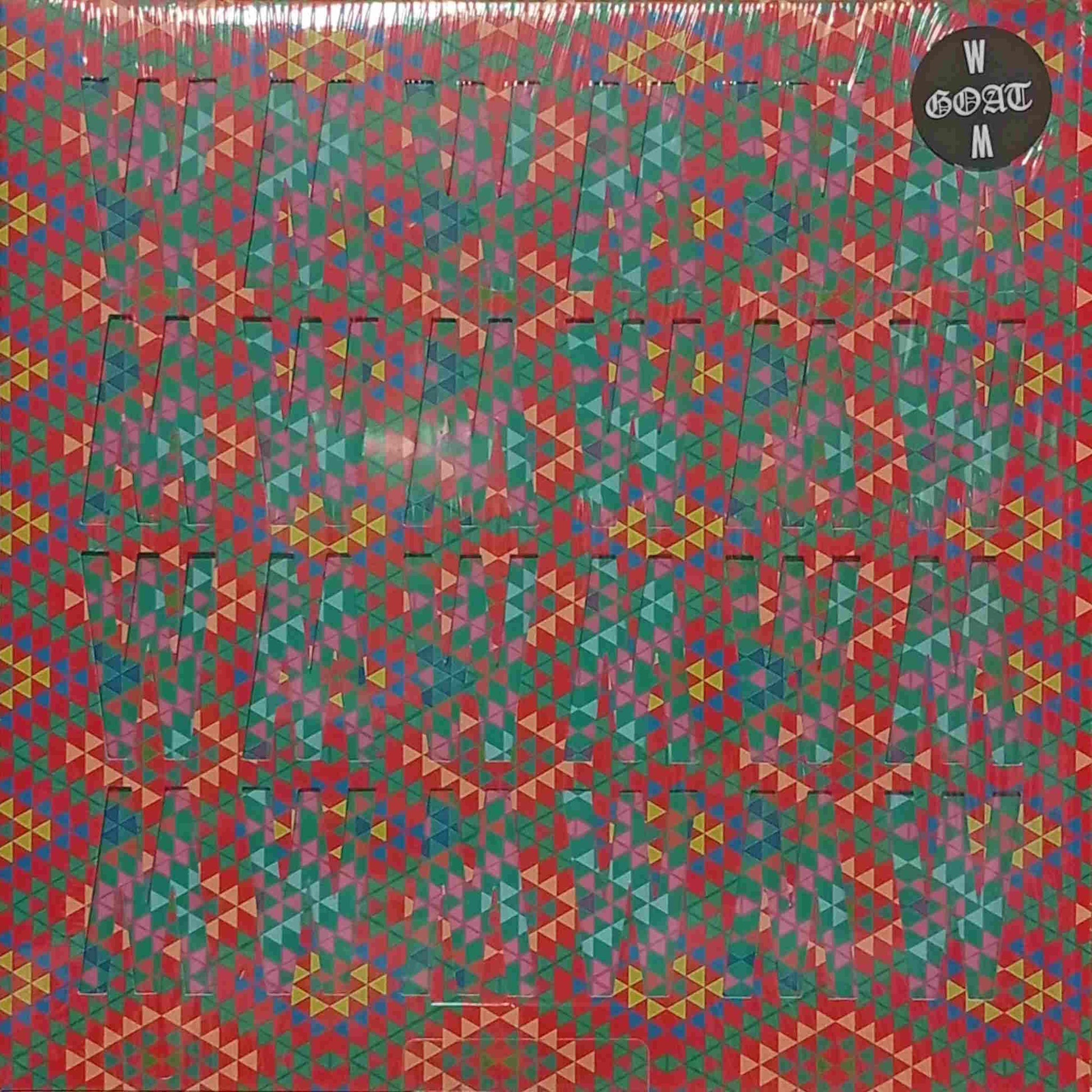 goat world music blue vinyl red cover 