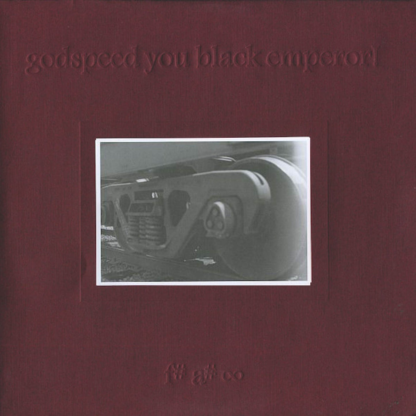 GODSPEED YOU! BLACK EMPEROR - F♯ A♯ ∞ - vinyl LP (train)