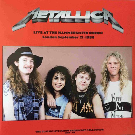 METALLICA - Live At The Hammersmith Odeon, London September 21, 1986 - vinyl LP (red)